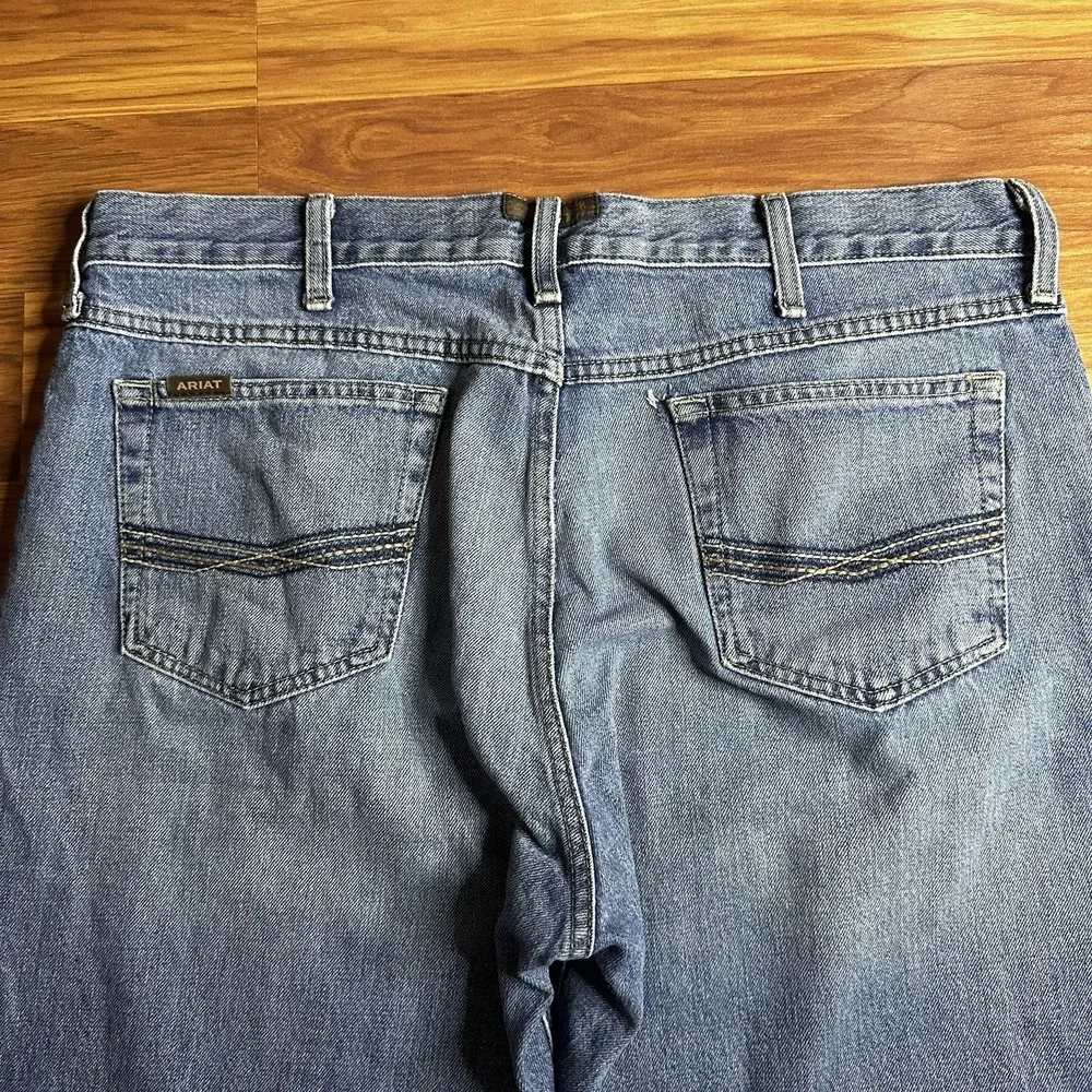 Lot of 2 Ariat Legacy M2 Traditional Relaxed Jeans Mens 36x34 Boot Cut Western